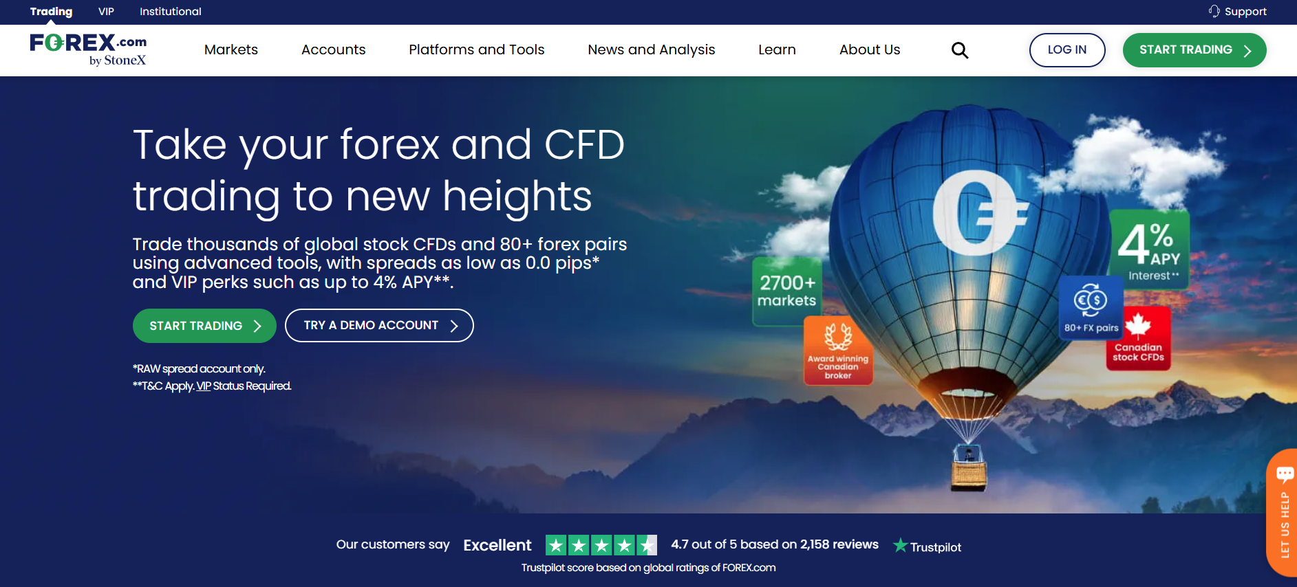 forex.com website forex.com StoneX Website